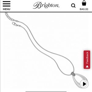 Brighton Meridian Swing Swarovski crystal necklace